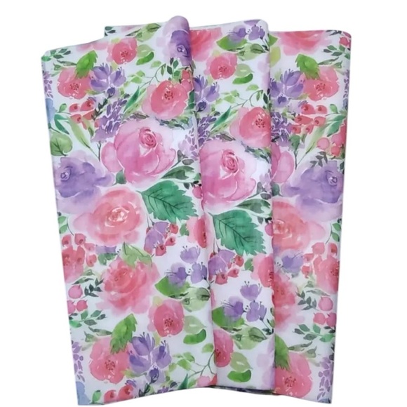 25 Sheets Floral Tissue , Gift Wrapping Paper - Picture 5 of 11